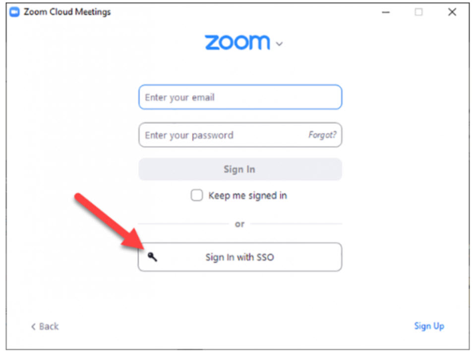 Sign in with SSO